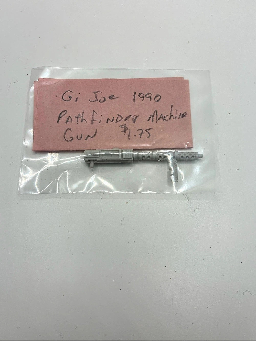 Hasbro G.I. Joe 1990 Pathfinder Machine Gun Accessory Silver